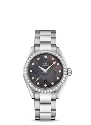 Omega Seamaster Aqua Terra 150M Master Co-Axial 34 Stainless Steel / Diamond / Grey MOP / Bracelet